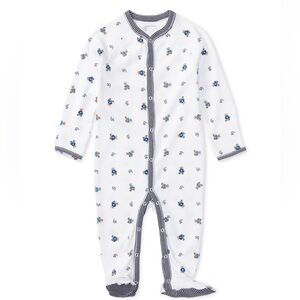 Ralph Lauren Baby Teddy Bear Footie‎ Coverall Sz 6 Months Cotton Kawaii